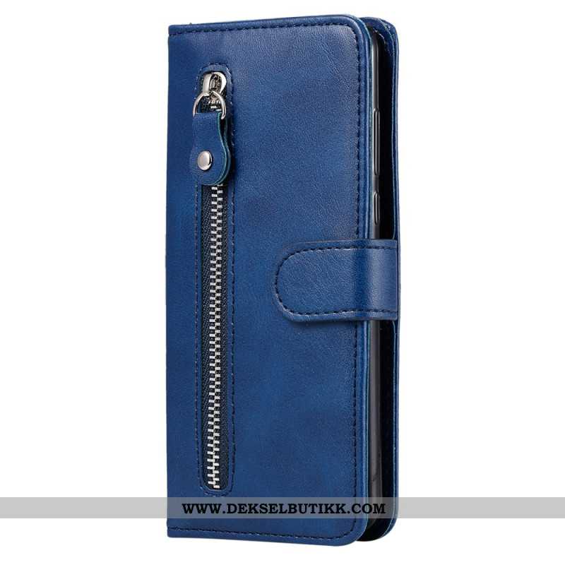 Lærdeksel Folio Deksel Samsung Galaxy S25 5g Edge Mobildeksel Glidelåslomme