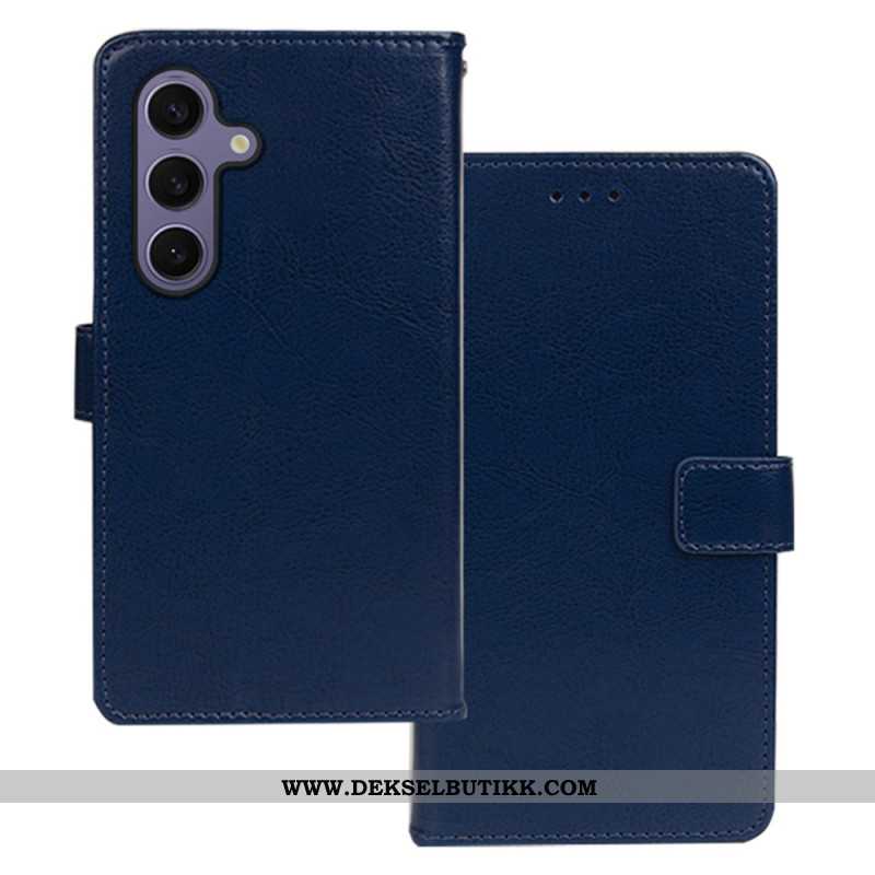 Lærdeksel Folio Deksel Samsung Galaxy S25 5g Mobildeksel Klassisk Idewei