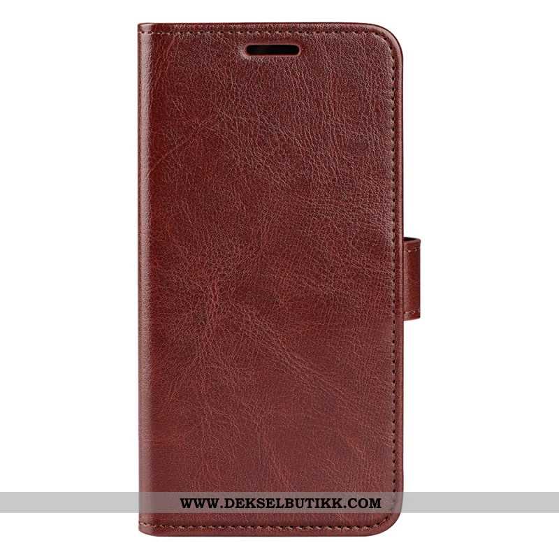 Lærdeksel Folio Deksel Samsung Galaxy S25 5g Vintage Kunstskinn