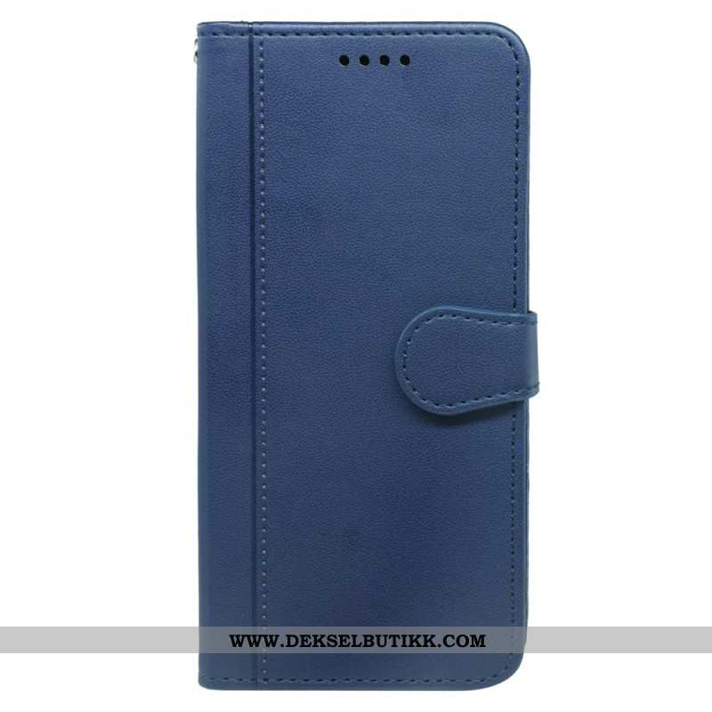 Lærdeksel Folio Deksel Samsung Galaxy S25 5g Vintage-stil