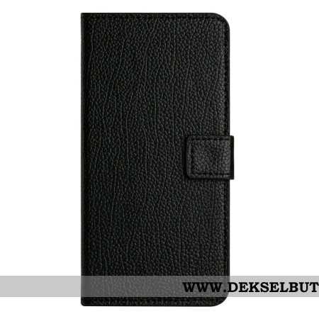 Lærdeksel Folio Deksel Samsung Galaxy S25 Fe Klassisk Svart