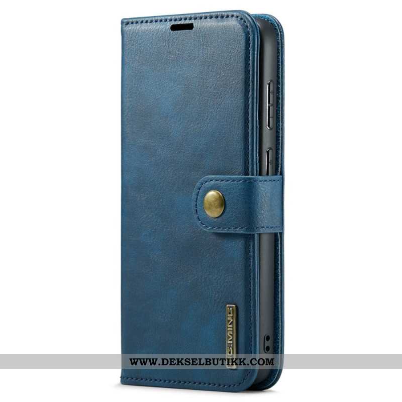 Lærdeksel Folio Deksel Samsung Galaxy S25 Fe Mobildeksel Avtakbart Etui Dg.ming