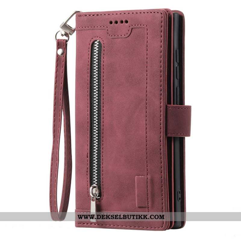 Lærdeksel Folio Deksel Samsung Galaxy S25 Plus 5g Hel Lommebok