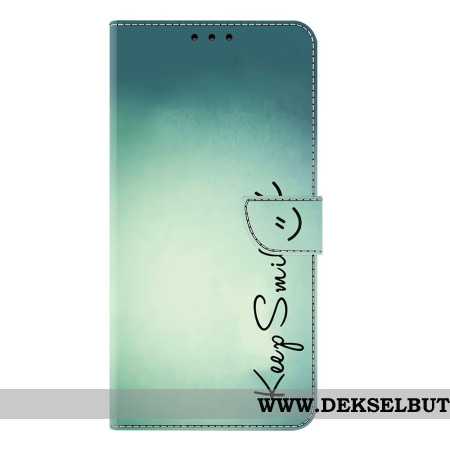 Lærdeksel Folio Deksel Samsung Galaxy S25 Plus 5g Mobildeksel Behold Smilet