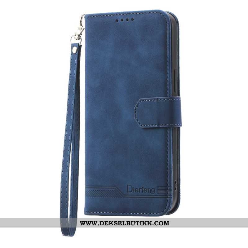 Lærdeksel Folio Deksel Samsung Galaxy S25 Ultra 5g Mobildeksel Dierfeng