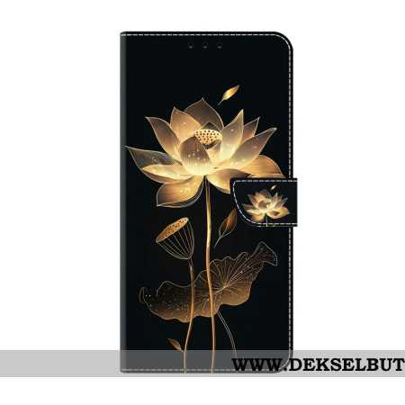 Lærdeksel Folio Deksel Samsung Galaxy S26 Gulllotus