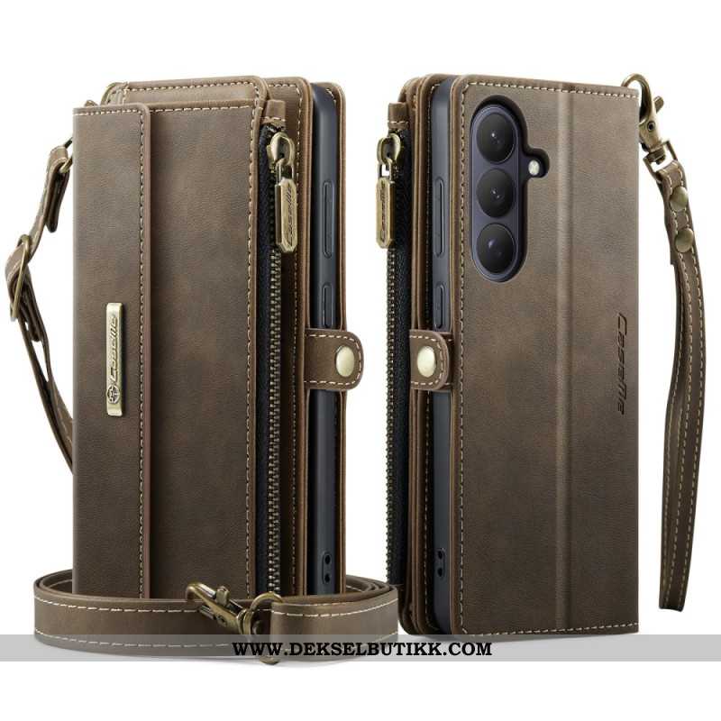 Lærdeksel Folio Deksel Samsung Galaxy S26 Mobildeksel Caseme Lommebok
