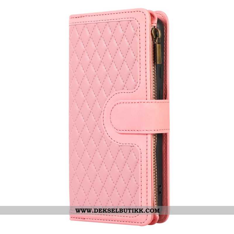 Lærdeksel Folio Deksel Samsung Galaxy S26 Mobildeksel Lommebok Med 9 Kortspor