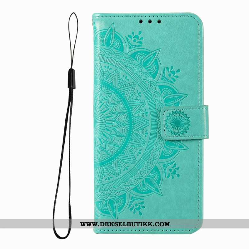 Lærdeksel Folio Deksel Samsung Galaxy S26 Mobildeksel Solmandala