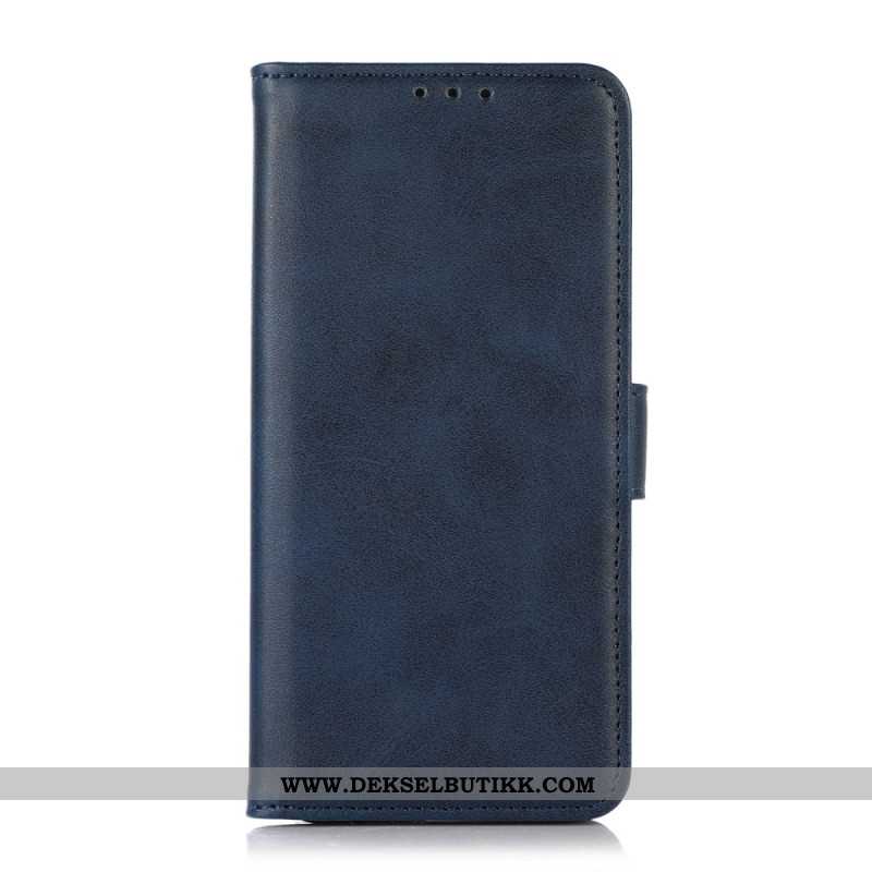 Lærdeksel Folio Deksel Samsung Galaxy S26 Plus Mobildeksel Klassisk Skinn-effekt