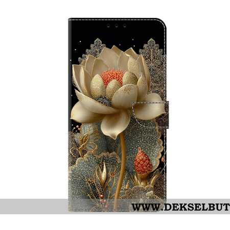 Lærdeksel Folio Deksel Samsung Galaxy S26 Plus Mobildeksel Lotus
