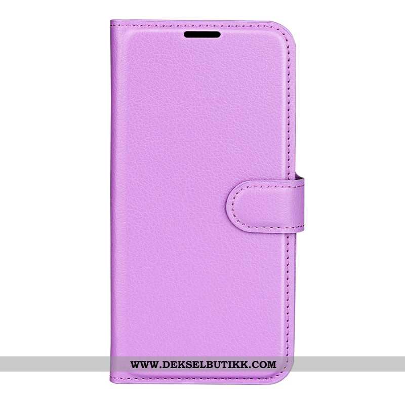 Lærdeksel Folio Deksel Sony Xperia 1 Vii Klassisk Kunstskinn