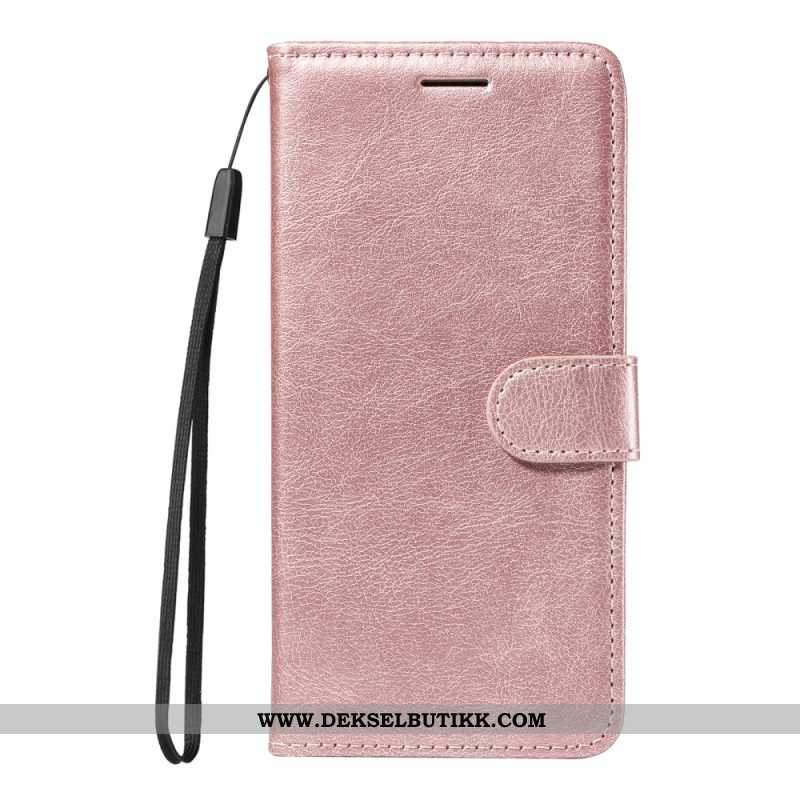 Lærdeksel Folio Deksel Xiaomi 15 Ultra Ensfarget Kunstskinn