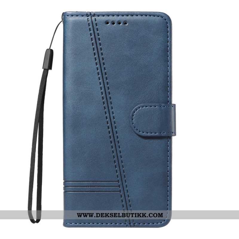 Lærdeksel Folio Deksel Xiaomi 15 Ultra Mobildeksel Linjer