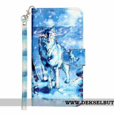 Lærdeksel Folio Deksel Xiaomi 15t Pro Snøulv