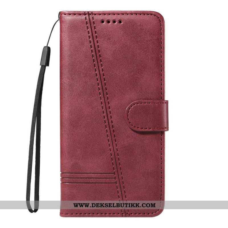 Lærdeksel Folio Deksel Xiaomi 17 Pro T-linjer