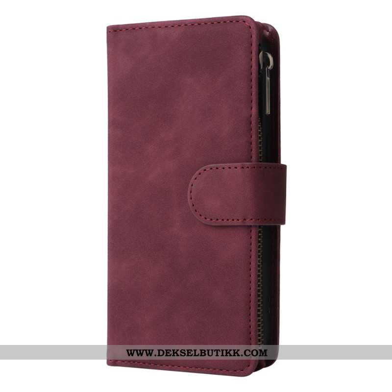 Lærdeksel Folio Deksel Xiaomi Redmi Note 14 5g Lommebok I Skinnimitasjon