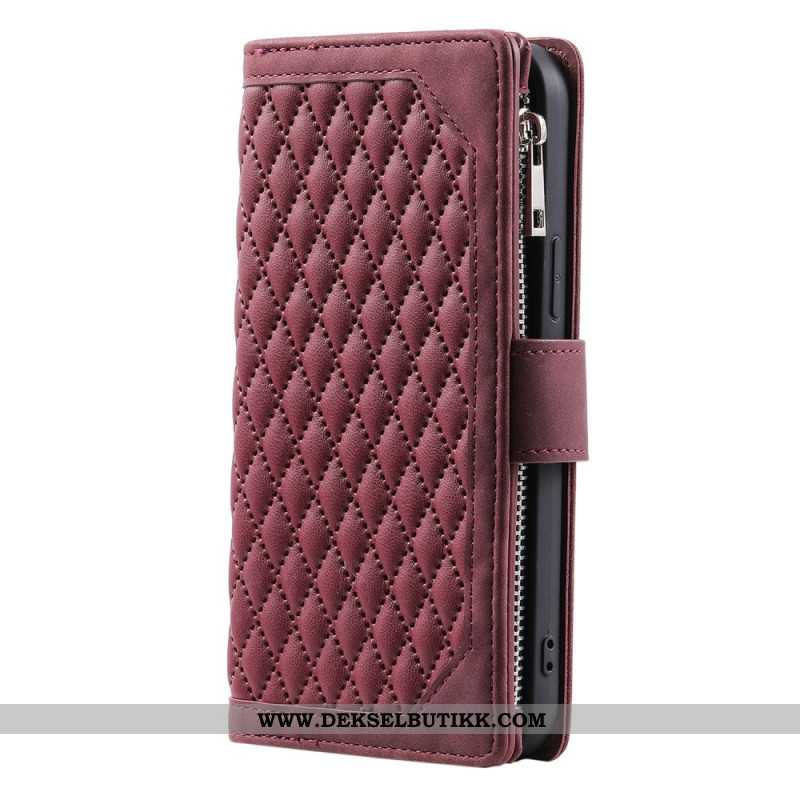 Lærdeksel Folio Deksel Xiaomi Redmi Note 14 5g Lommebok Vattert