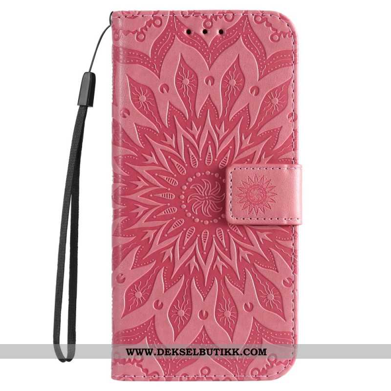 Lærdeksel Folio Deksel Xiaomi Redmi Note 14 5g Mobildeksel Mandala