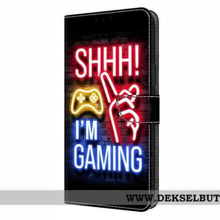 Lærdeksel Folio Deksel Xiaomi Redmi Note 14 Pro 4g Mobildeksel Neonmønster