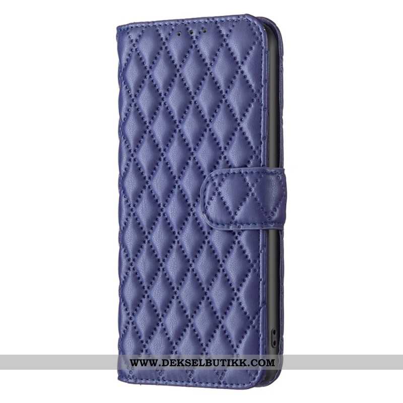 Lærdeksel Folio Deksel Xiaomi Redmi Note 14 Pro 4g Mobildeksel Vattert