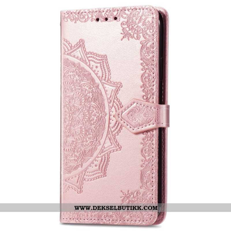 Lærdeksel Folio Deksel Xiaomi Redmi Note 14 Pro 5g Barokk Mandala