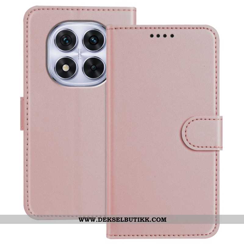 Lærdeksel Folio Deksel Xiaomi Redmi Note 14 Pro Plus 5g Mobildeksel Elegant