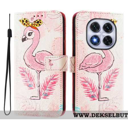 Lærdeksel Folio Deksel Xiaomi Redmi Note 14 Pro Plus 5g Mobildeksel Fuglemønster