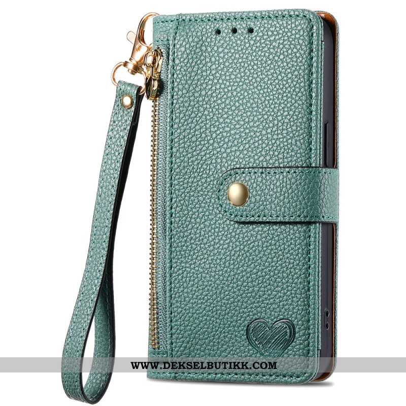 Lærdeksel Folio Deksel Xiaomi Redmi Note 14 Pro Plus 5g Polstret Lomme Og Rfid-beskyttelse