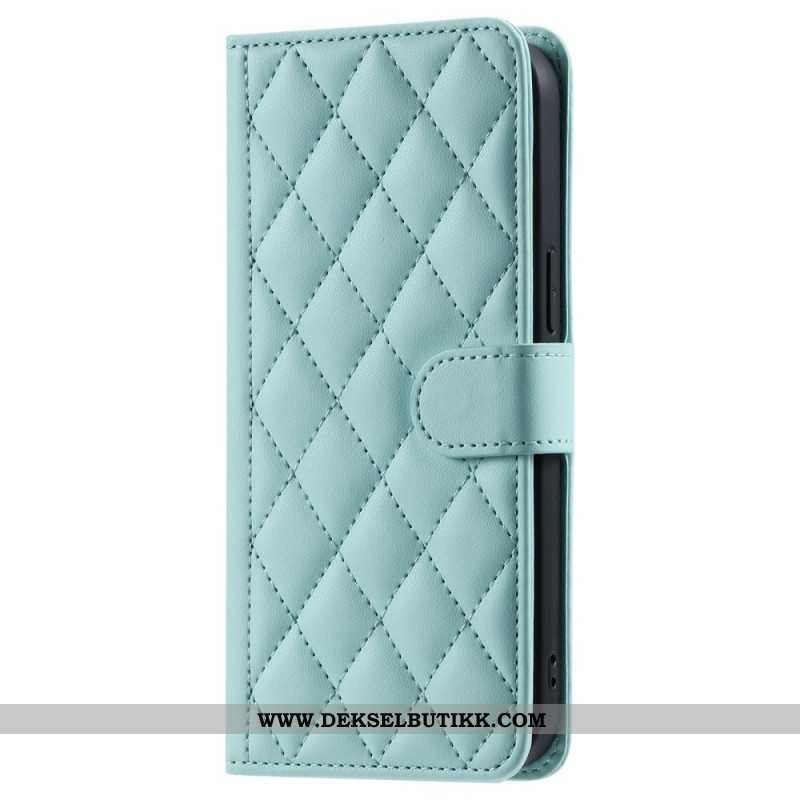 Lærdeksel Folio Deksel Xiaomi Redmi Note 14 Pro Plus 5g Vattert Eleganse