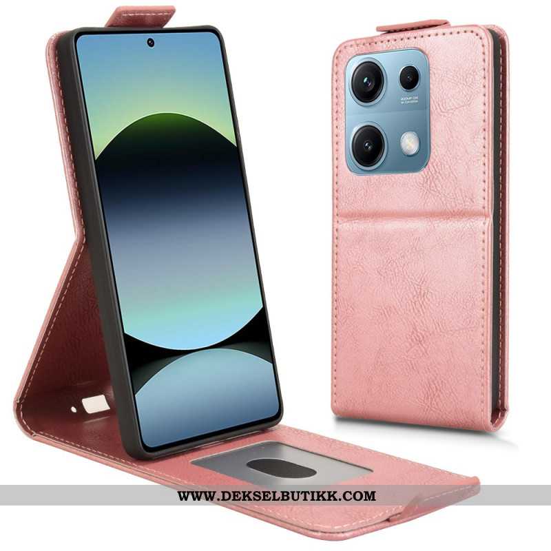 Lærdeksel Folio Deksel Xiaomi Redmi Note 14s Vertikal Klaffdesign