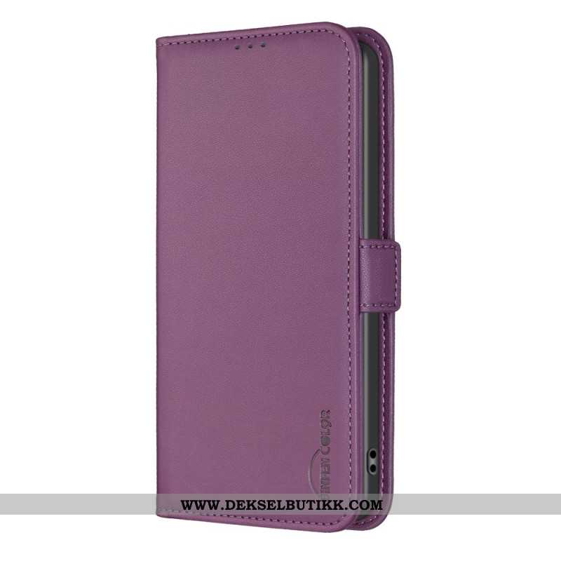 Lærdeksel Folio Deksel Xiaomi Redmi Note 15 5g Binfen-farge