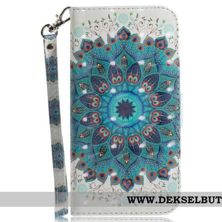 Lærdeksel Folio Deksel Xiaomi Redmi Note 15 Pro 5g Mobildeksel Grønn Mandala