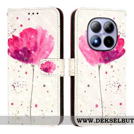 Lærdeksel Folio Deksel Xiaomi Redmi Note 15 Pro 5g Valmue