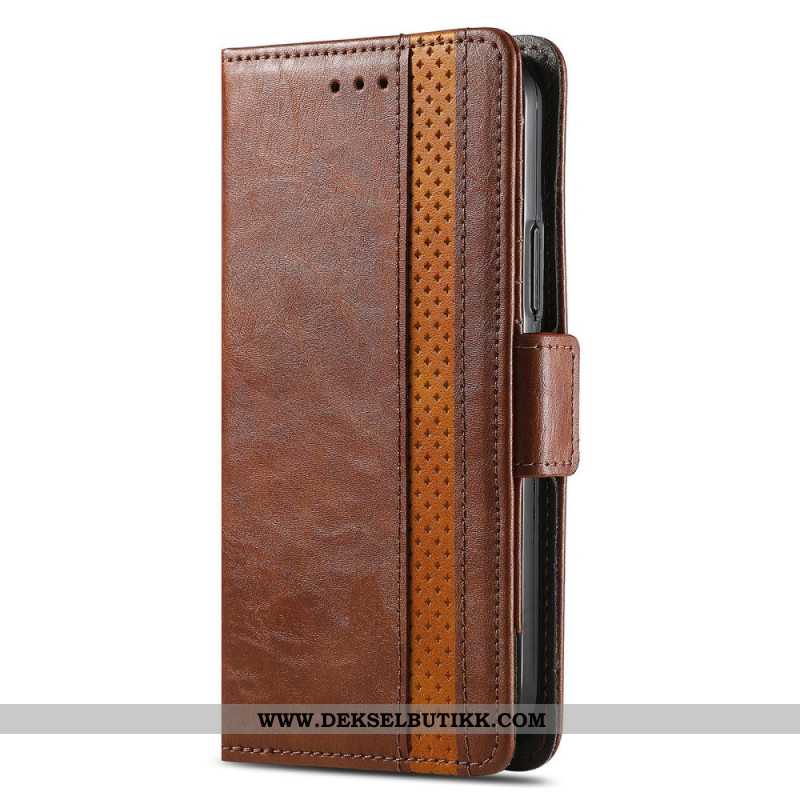 Lærdeksel Folio Deksel Xiaomi Redmi Note 15 Pro Plus 5g Gulllås Caseneo