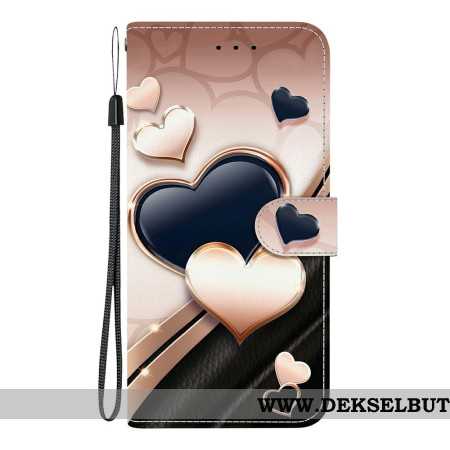 Lærdeksel Folio Deksel Xiaomi Redmi Note 15 Pro Plus 5g Kjærlighetsmønster