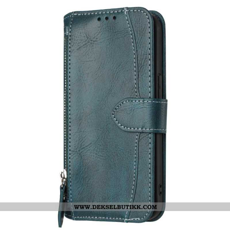 Lærdeksel Folio Deksel iPhone Air Mobildeksel Retro Lommebok