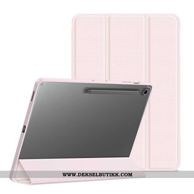 Samsung Galaxy Tab S10 Fe Plus Gjennomsiktig Bakside Med Tre Paneler