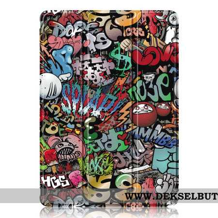 Samsung Galaxy Tab S10 Plus Gjennomsiktig Graffiti-bakside