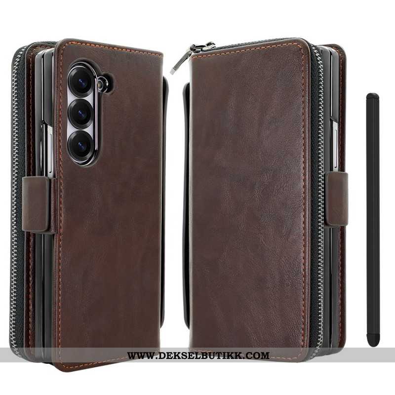 Samsung Galaxy Z Fold 7 Glidelåsveske Og Stropp