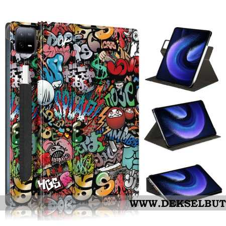 Xiaomi Pad 6 Pro Roterende Pekepennholder Med Graffiti