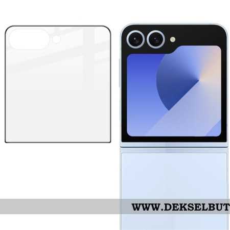 Ytre Skjermbeskytter I Herdet Glass For Samsung Galaxy Z Flip 7 5g (svart Kant)