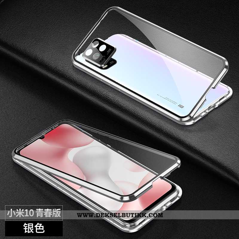 Deksel Xiaomi Mi 10 Lite Beskyttelse Lilla Gjennomsiktig, Etui Xiaomi Mi 10 Lite Glass Tilbud