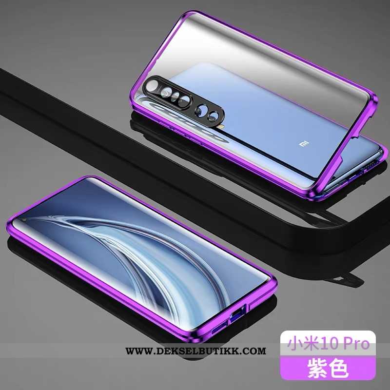 Deksel Xiaomi Mi 10 Lite Beskyttelse Lilla Gjennomsiktig, Etui Xiaomi Mi 10 Lite Glass Tilbud