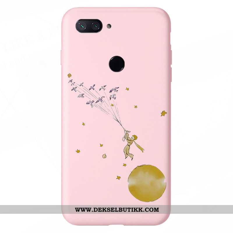 Deksel Xiaomi Mi 8 Lite Beskyttelse Myke Silikon Enkel Rosa, Etui Xiaomi Mi 8 Lite Mote Tilbud