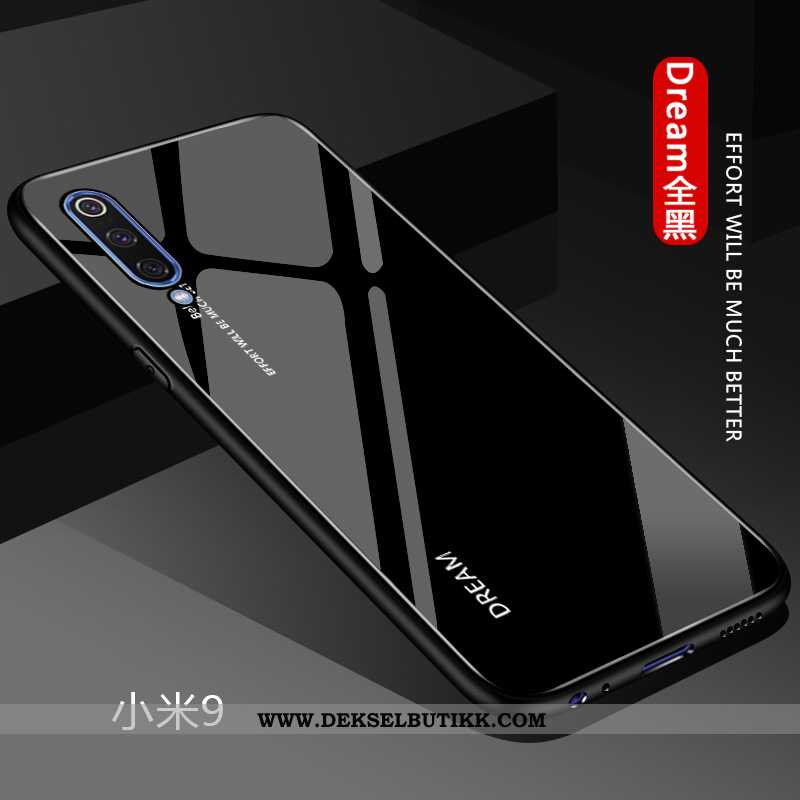 Deksel Xiaomi Mi 9 Glass Etui Hard Blå, Xiaomi Mi 9 Av Personlighet På Nett