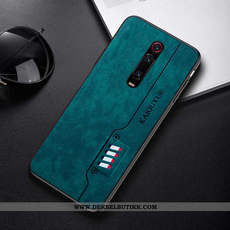 Etui Xiaomi Mi 9t Myke Mønster Ultra Anti-fall Grønn, Deksel Xiaomi Mi 9t Skinn Lær Billig