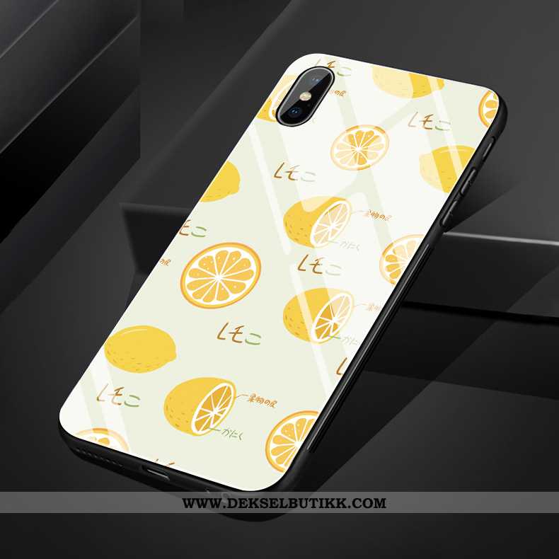 Etui iPhone Xs Max Myke Mobiltelefon Grønn Frukt, Deksel iPhone Xs Max Silikon Kjøpe
