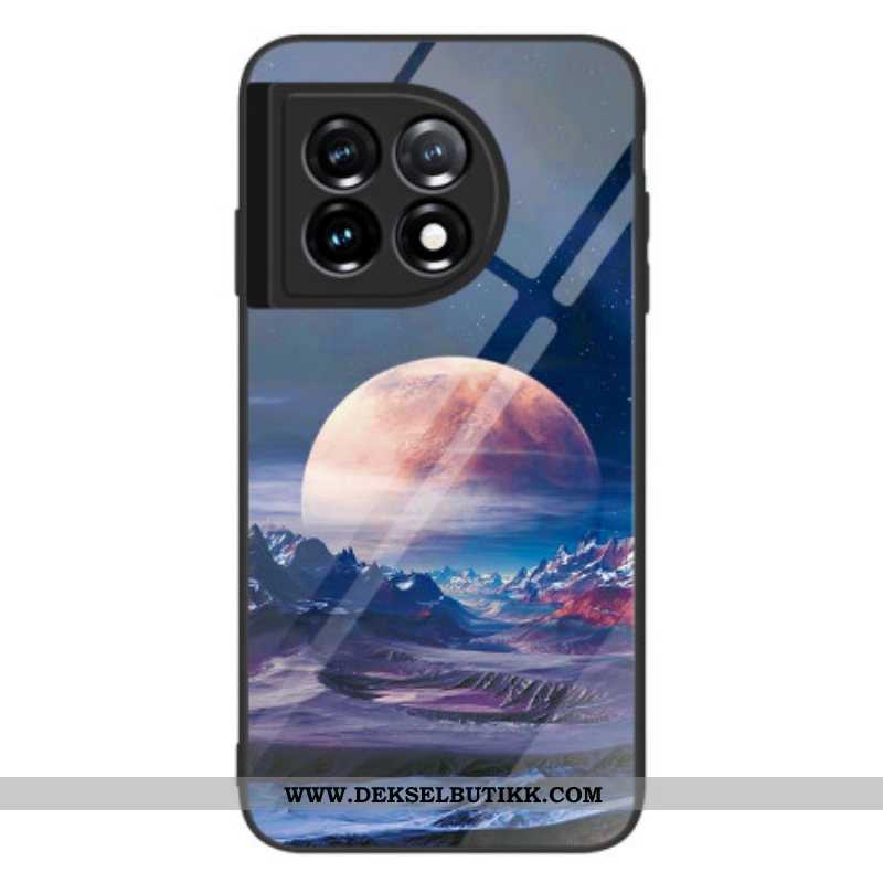 Deksel Til OnePlus 11 5G Space Moon Herdet Glass